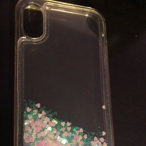 LIQUID GLITTER MOBILE PHONE X CASE